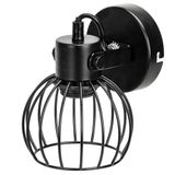 Glowster Zwarte metalen lamp (zonder lichtbron) E27