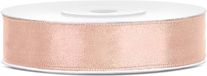 PartyDeco Luxe sierlint of cadeaulint - oud roze - 12 mm x 25 meter - satijn