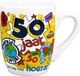 123 Kado koffiemokken - Grappige Abraham 50 jaar verjaardag man - 300 ml