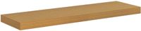 vidaXL Wandplank - Muurmontage - Beige - 90 x 23,5 x 3,8 cm - Bewerkt hout
