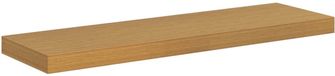 vidaXL Wandplank - Muurmontage - Beige - 90 x 23,5 x 3,8 cm - Bewerkt hout