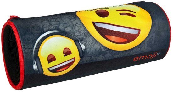 Emoji Etui - Pennenetui voor Kind - Rechthoek - Katoen - Meerkleurig