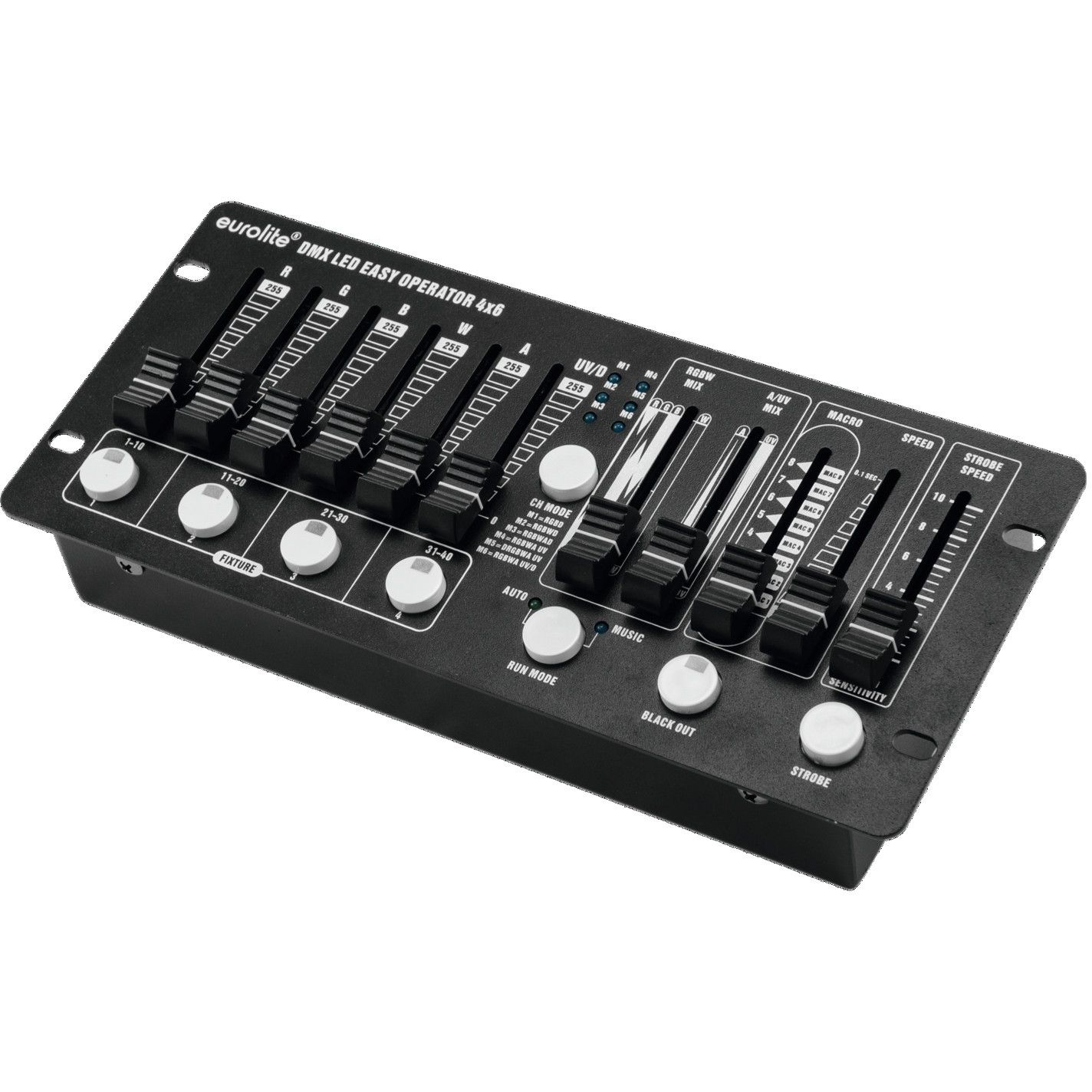 EUROLITE DMX LED EASY Operator 4x6 - Black