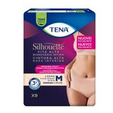 Tena Silhouette Taille Haute Culotte Absorbante Jour Anatomique Crème 9uds