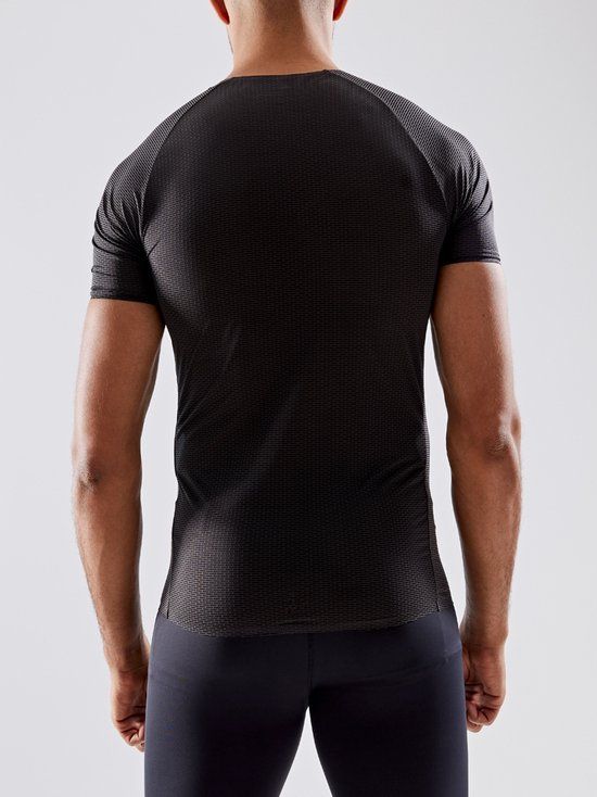 Craft Pro Dry Nanoweight Sportshirt Heren - Black - Maat XL