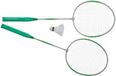 Badminton rackets en shuttle set - kunststof - groen - buiten spelen - tennis