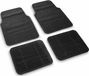 All Ride Tapis de sol en caoutchouc Noir 4 pièces Universel