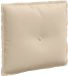 vidaXL Rugkussen Crèmekleurig 50 x 45 cm Microvezel Stof