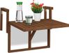 Merkloos Relaxdays Balkontafel Inklapbaar - Donkerbruin