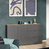 Germania Dressoir Antraciet 151x40x98 cm