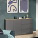 Germania Dressoir Antraciet 151x40x98 cm