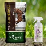 St. Hippolyt WES voor paarden - Bodyguard 25 kg + Relax Biocare muggenmelk 500 ml