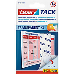 tesa Dubbelzijdige Kleefpads Tack XL Transparant