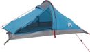 vidaXL Backpacking Tent 4-persoons Blauw Polyester met PU Coating