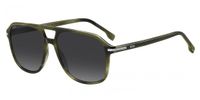 Hugo Boss Boss BOSS 1751/S Green Horn/Dark Grey Shaded 57/16/145 Men's Sunglasses