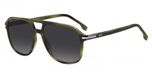 Boss BOSS 1751/S Vert Corne/Gris Foncé Dégradé 57/16/145 Lunettes de soleil pour homme