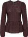 ONLY Peplum top ONLGIAVANNA Decadent Chocolate
