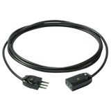 Vimar 0P32362 verlengkabel 3G0.75, 3 m, zwart