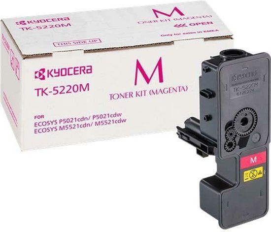 Kyocera TK-5220M Magenta Toner Cartridge - Original