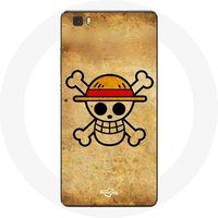 Maniacase Hoesje voor Huawei P8 Manga One Piece Tete de Mort