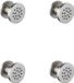 FortiFura Calvi zijdouche - 5cm - rond - 4 stuks - PVD - geborsteld RVS