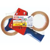 tesapack Strong Pakkettape Afroller - Set met 2 x PVC Taperollen
