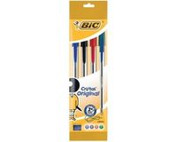 BIC Cristal Original Balpennen Set - 4 Kleuren