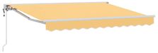 vidaXL Parasol extérieur électrique, beige, 4 x 3,5 mètres