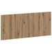 vidaXL - Wandgemonteerd - Hoofdbord - ARNHEM - Artisanaal - eiken - Bewerkt - hout