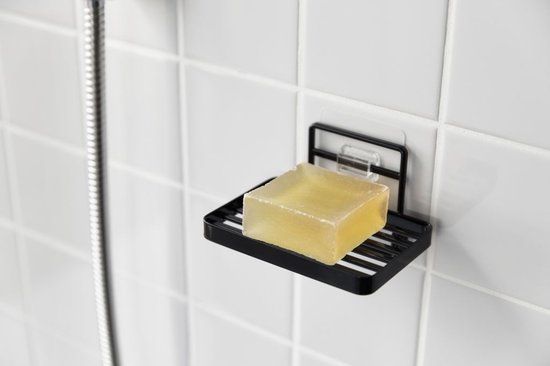 Yamazaki Zeepbakje met wandbevestiging - Zwart