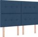 vidaXL Hoofdbord Blauw Stof 160 cm