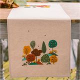 Vervaco - Tafelloper kit - Herfstbos - 35 x 95cm