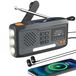 Extralink BT-4000 Radio d'urgence avec Bluetooth, panneau solaire et dynamo, banque d'alimentation 4500mAh, lampe de poche et alarme SOS