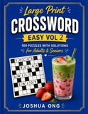 Large Print Easy Crossword: Easy Large Print Crosswords for Beginners & Seniors — Vol 2