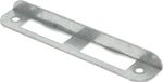 Nemef Hoeksluitplaat - afgerond - 135 x 24 x 12 mm (LxBxH/B+LIP) - staal verzinkt - HP1266 - din links