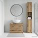 Maison Exclusive - Ensemble de deux meubles de salle de bain en bois, modèle UTRECHT, finition chêne artisanal