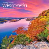 Wisconsin Browntrout Wisconsin Wild & Scenic 2027 12 X 24 Inch (Hanging) Monthly Square Wall Calendar Plastic-Free