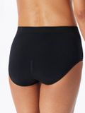Schiesser Slip Retro - Classic Seamless Zwart/Wit Dames 2 Stuks