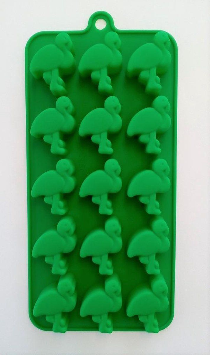 Siliconen Flamingo Vorm - Ijsklontjes, Chocolade, Fondant - SPECIALTIES BY EIZOOKSHOP