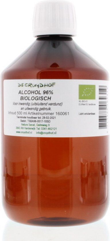 Cruydhof Alcohol 96.2% Inwendig en Uitwendig 500 ml
