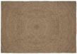 vidaXL Tapis Jute Gris 240 x 340 cm