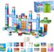 VEVOR Blocs de construction magnétiques, set de 150 pièces "Château de Glacier