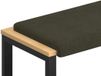 vidaXL Coussin de banc suédine vert kaki profondeur 35 cm
