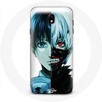 Maniacase Hoesje voor Samsung Galaxy J5 2017 Tokio Ghoul Gezicht Half