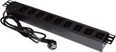 Alantec PZ011 power uitbreiding 1,8 m 9 AC-uitgang(en) Binnen Zwart