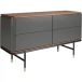 Angel Cerdà Commode en bois gris et noyer