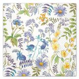 Homéa, Set van 20 papieren servetten, 3-laags, 33 x 33 cm, lentebloemen