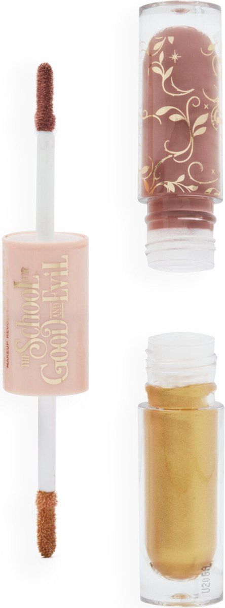 Makeup Revolution x The School Of Good & Evil Double Ended Liquid Shadow - Evers - Goud