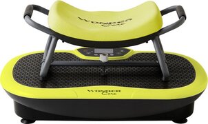 Wonder core Rock n Fit – Fitness trilplaat – Vibratietrainer - fitnessapparaat – 3-in-1 trilplaat met zitje – Full body trainer - Trainingsstoel