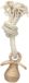 Flamingo Hondenspeelgoed Speelgoed Wilga Fopspeen met touw Bruin 24 x 7,7 x 4,7cm 1 stuk(s)